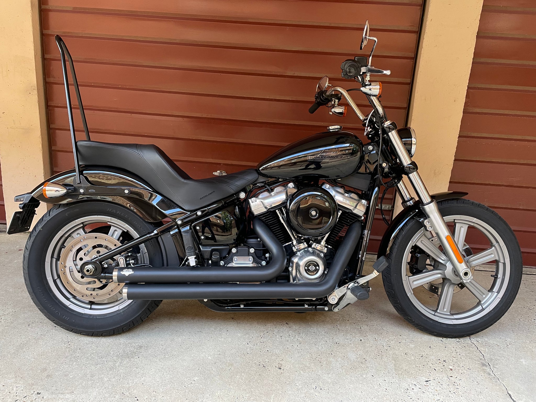 Harley softail shop sissy bar