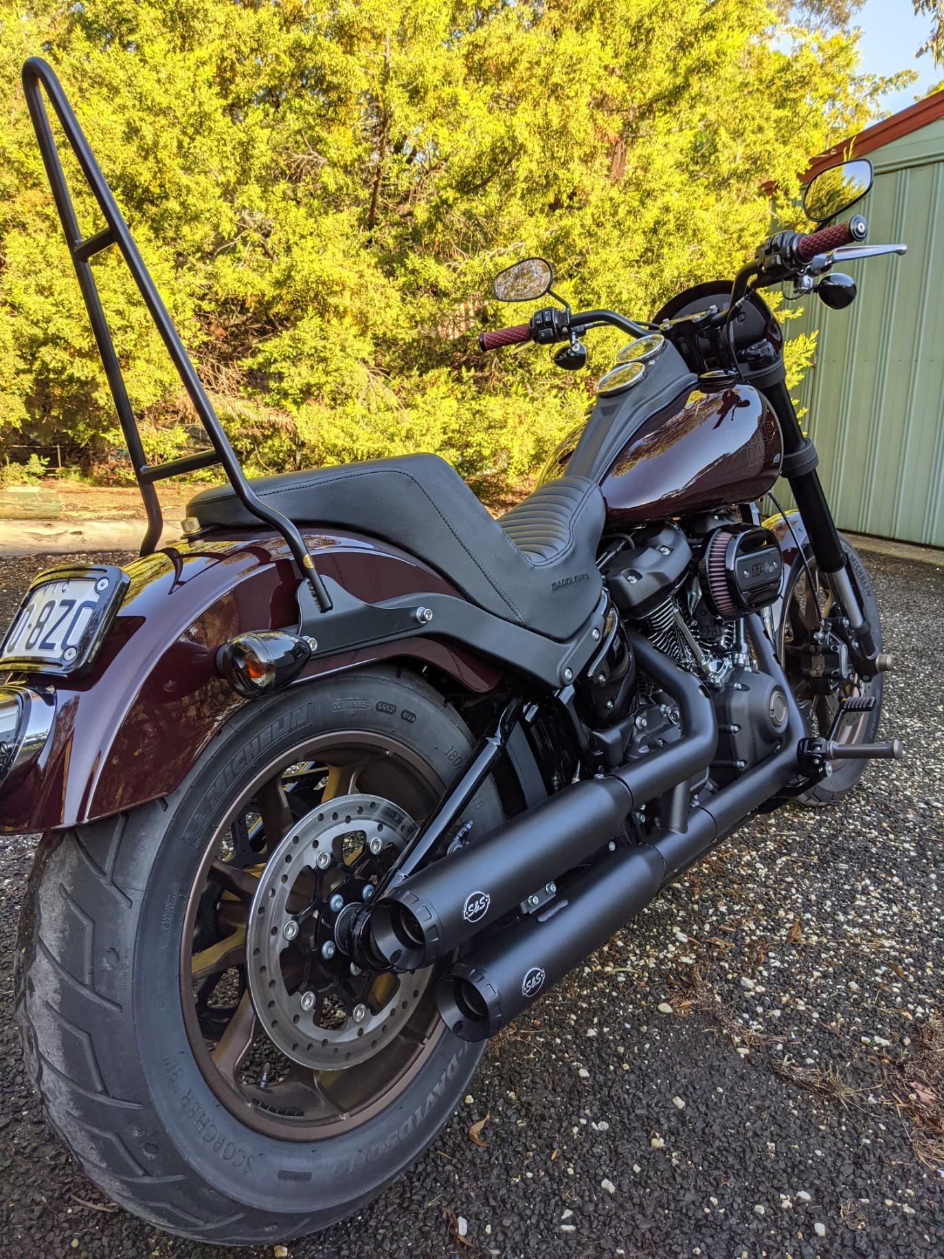 Softail Low Rider S Sissy Bar FXLR '18-'24 V1 – Bar-None Moto