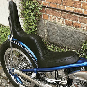 BNM Big-Twin Sportster King Queen Seat & Sissybar Combo