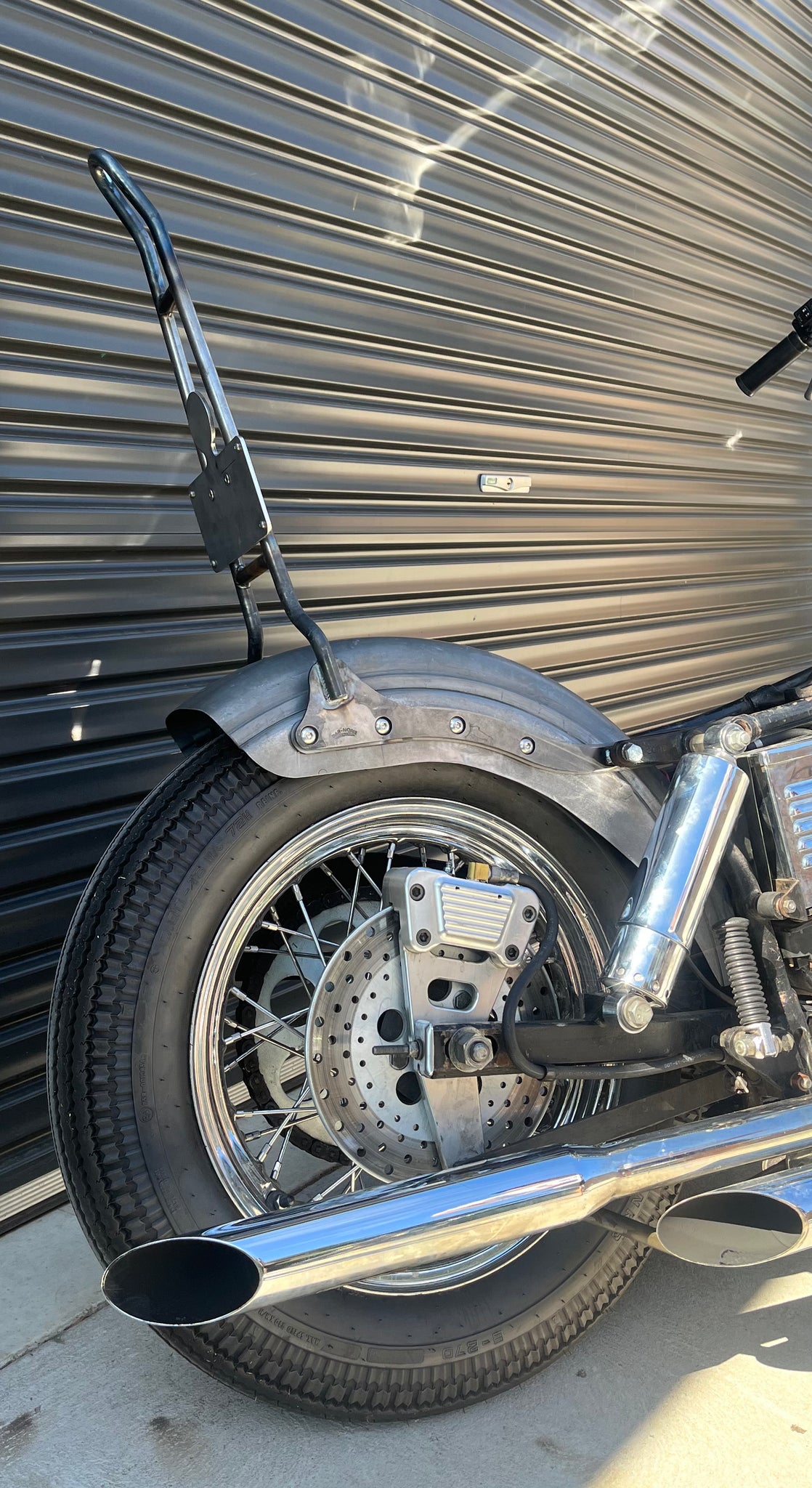 BNM Swing Arm Sissy Bar Kit Big Twin V.1 Bar None Moto